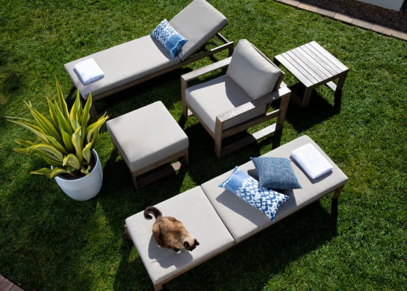 malaga outdoor chaise lounge