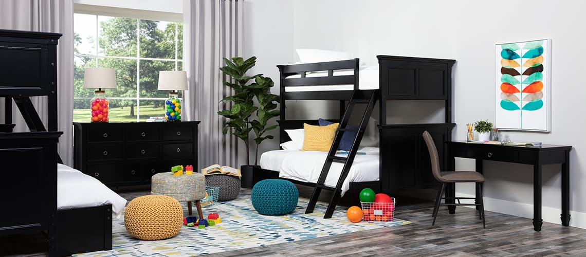 bunk beds for kids with mattress