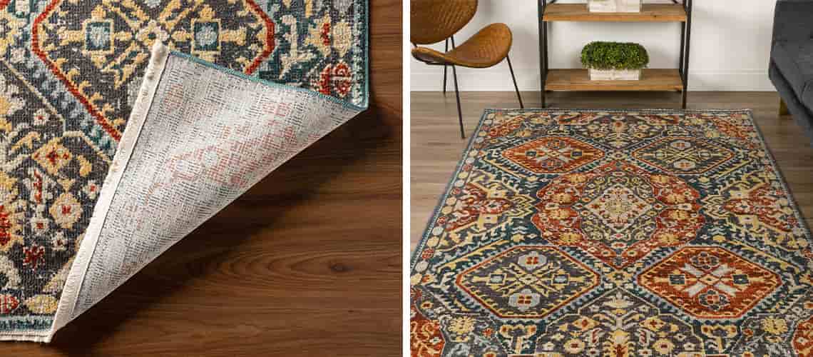 best way to flatten rugs