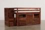 Sedona Junior Wood Loft Storage Bed With Junior Stair Chest - Signature