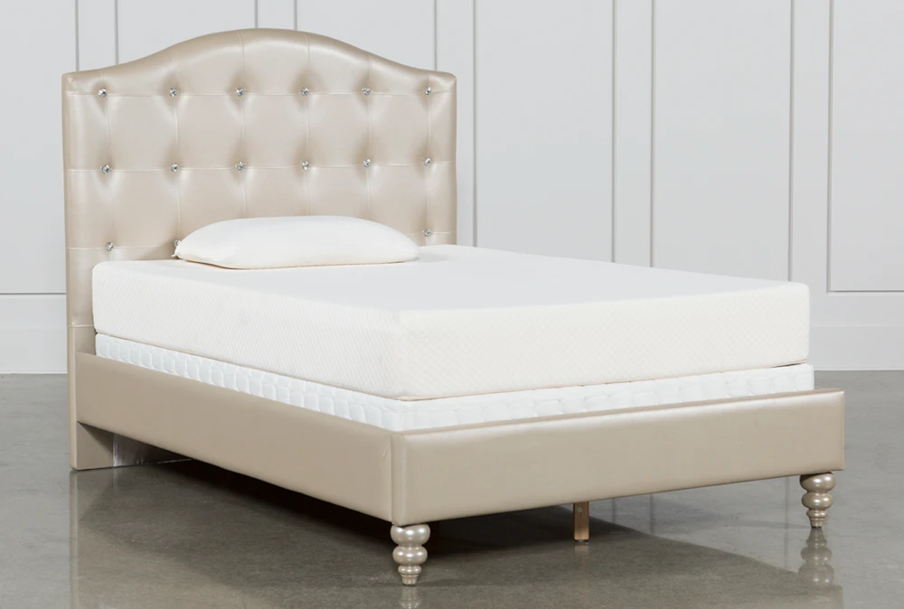 Jolie Full Upholstered Panel Bed