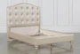 Jolie Full Upholstered Panel Bed - Left