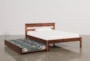 Sedona Full Wood Platform Bed With Trundle With Mattress - Side