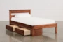 Sedona Twin Wood Platform Bed With Single 2- Drawer Storage Unit - Storage