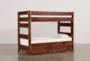 Sedona Twin Over Twin Wood Bunk Bed With Trundle With Mattress - Signature