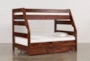 Sedona Twin Over Full Wood Bunk Bed With Trundle With Mattress - Signature