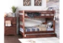 Sedona Full Over Full Wood Bunk Bed With Trundle With Mattress - Room