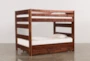 Sedona Full Over Full Wood Bunk Bed With Trundle With Mattress - Signature