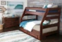 Sedona Twin Over Full Wood Bunk Bed With 2-Drawer Storage Unit - Room