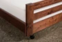 Sedona Twin Wood Caster Bed - Top