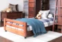 Sedona Twin Wood Caster Bed - Room