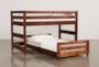 Sedona Junior Wood Loft Bed With Twin Caster Bed - Signature