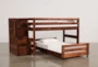 Sedona Junior Wood Loft Bed With Twin Caster Bed & Junior Stair Chest - Signature