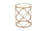 20" Lalita Metal + Glass Accent Table - Signature