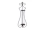 31 Inch Scroll Metal & Glass Candle Sconce - Material