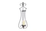 31 Inch Scroll Metal & Glass Candle Sconce - Signature