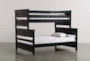 Summit Black Twin Over Full Wood Bunk Bed - Signature