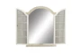 Mirror-White Wash Door 31X45 - Feature