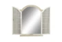 Mirror-White Wash Door 31X45 - Material