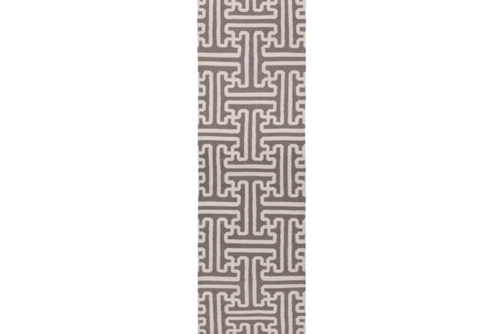 2'5"x8' Rug-Vich Taupe/Ivory