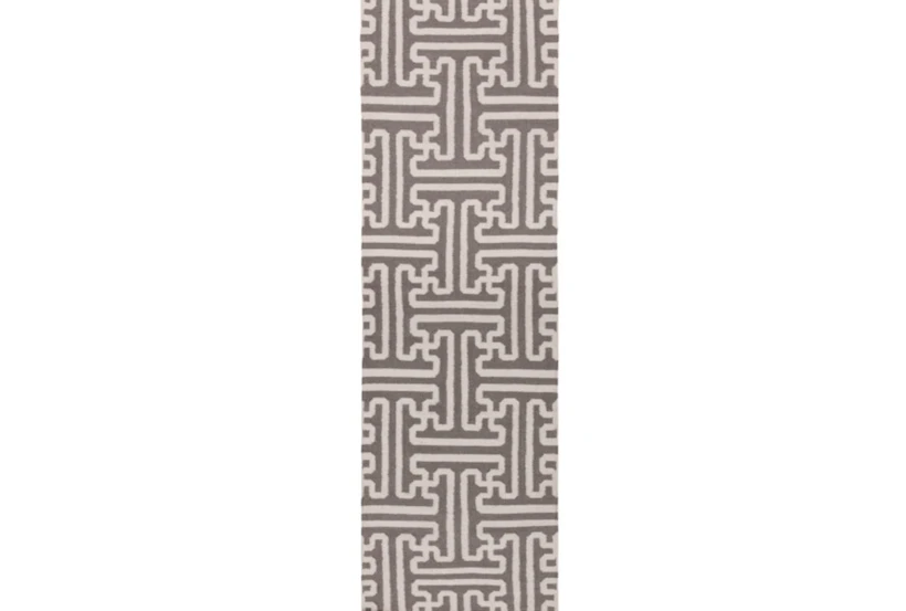 2'5"x8' Rug-Vich Taupe/Ivory - 360