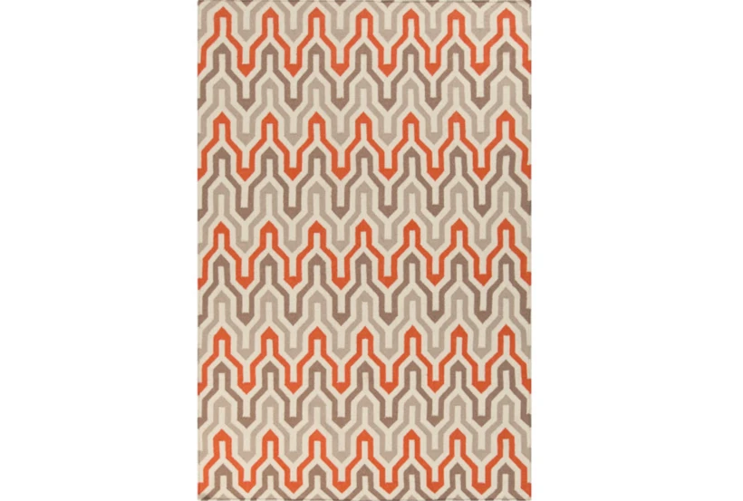 3'5"x5'5" Rug-Andres Taupe/Tangerine - 360