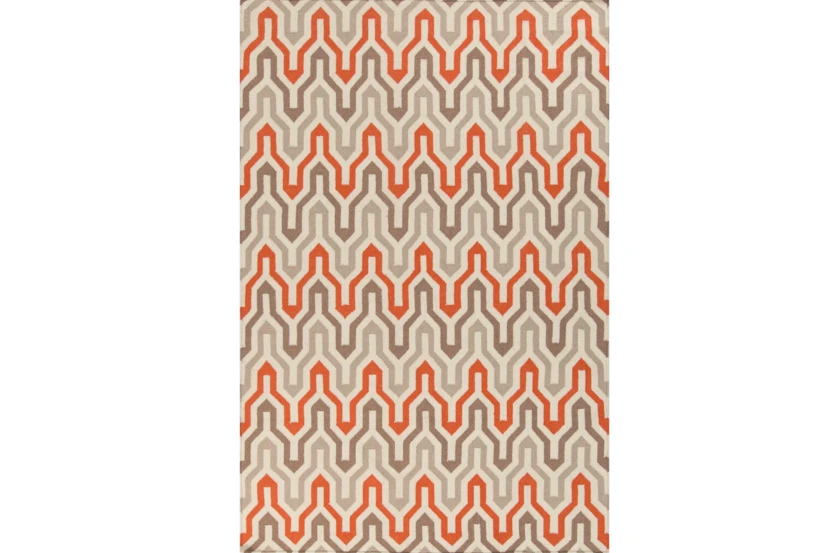 5'x8' Rug-Andres Taupe/Tangerine - 360