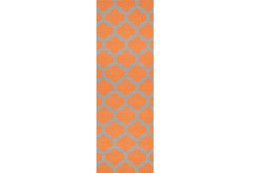 2'5"x8' Rug-Tron Tangerine/Grey - 360