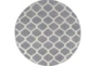 7'9" Round Rug-Anor Charcoal - Signature