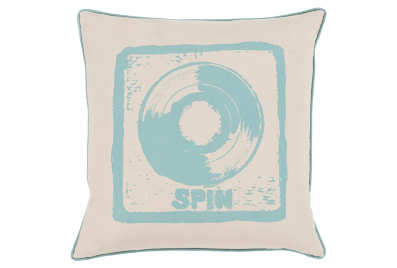 Accent Pillow-Spin Blue 18X18 - 360