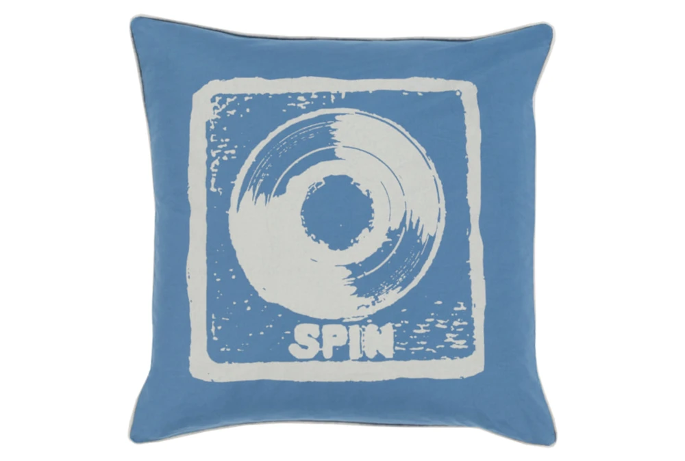 Accent Pillow-Spin Cobalt 18X18