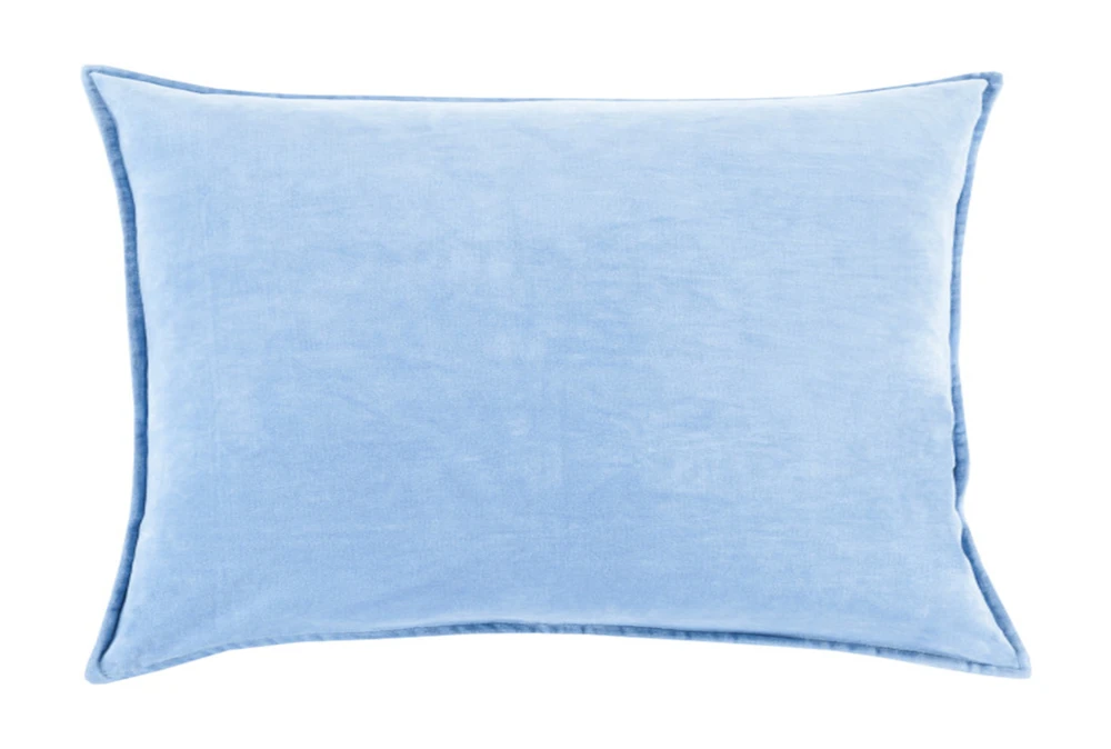 Accent Pillow-Beckley Solid Sky Blue 13X19