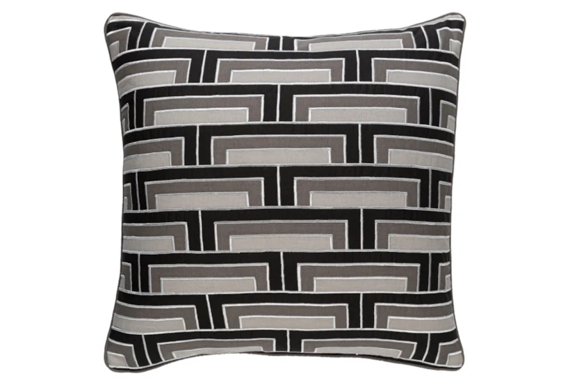 Accent Pillow-Riley Charcoal 20X20 - 360