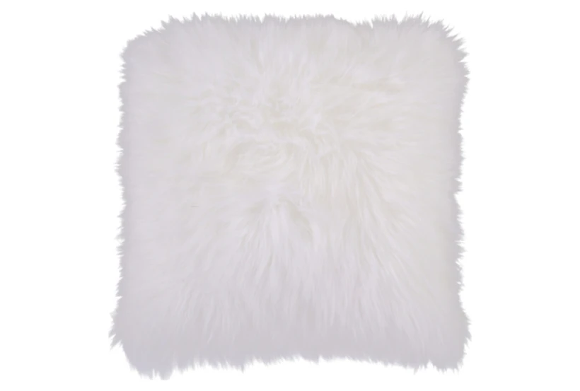 Accent Pillow-Fur Ivory 20X20 - 360