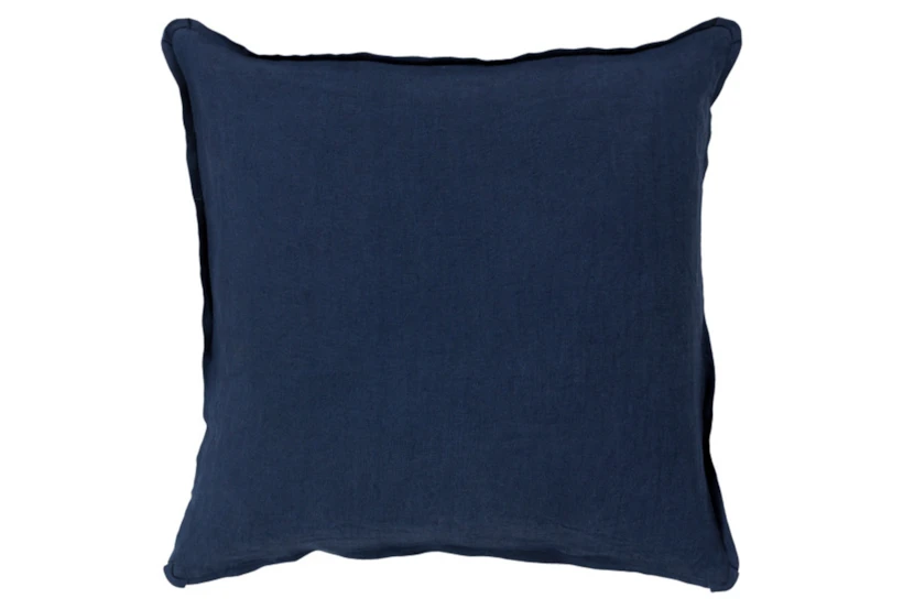 Accent Pillow-Elsa Solid Navy 18X18 - 360