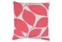 Accent Pillow-Leaflet Pink/Grey 18X18 - Signature