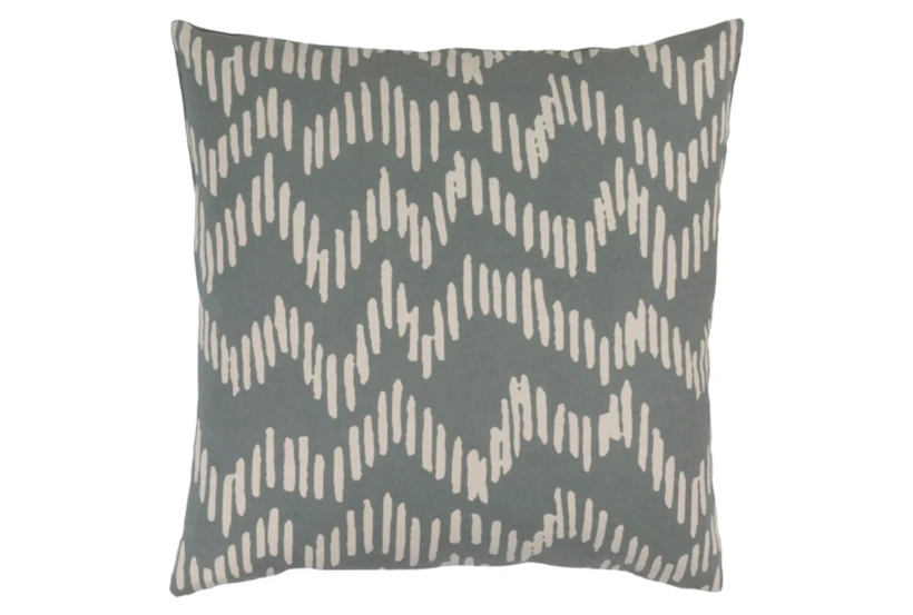 Accent Pillow-Charter Abstract Slate/Beige 20X20 - 360