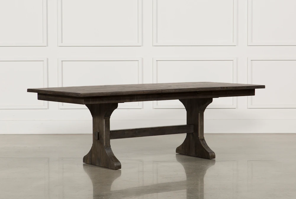 Valencia 72-90" Extendable Trestle Dining Table