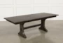 Valencia 72-90" Extendable Trestle Dining Table - Back