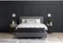Dean Charcoal Queen Upholstered Panel Bed - Room^