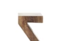 8 Inch Wood Bookend - Detail