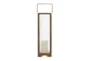 31 Inch Wood Metal Glass Lantern - Signature