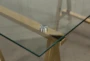 Travail Glass Desk - Left