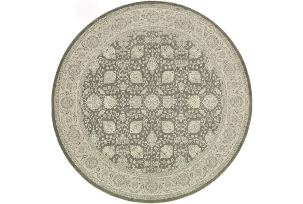 6'6" Round Rug-Guinevere Charcoal