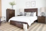 Riley Brownstone King Wood Panel Bed With Storage and USB - Room
