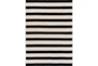 8'x11' Outdoor Rug-Black & White Cabana Stripe - Signature