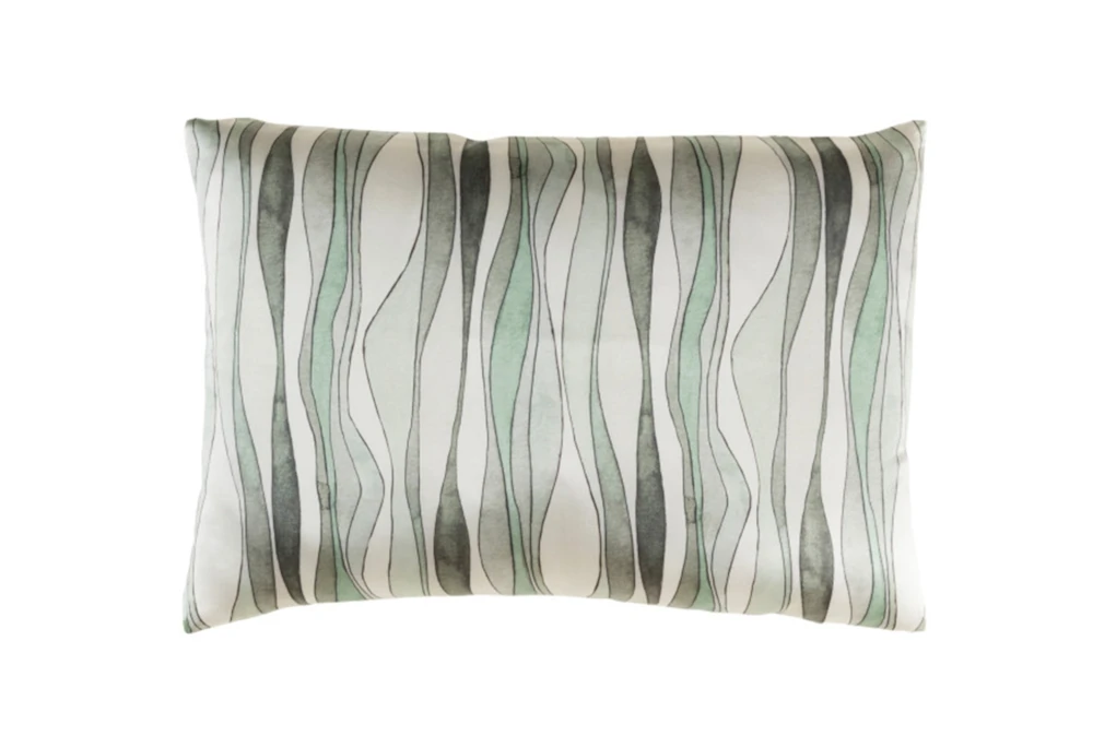 Accent Pillow-Watercolor Ribbons Mint 19X13