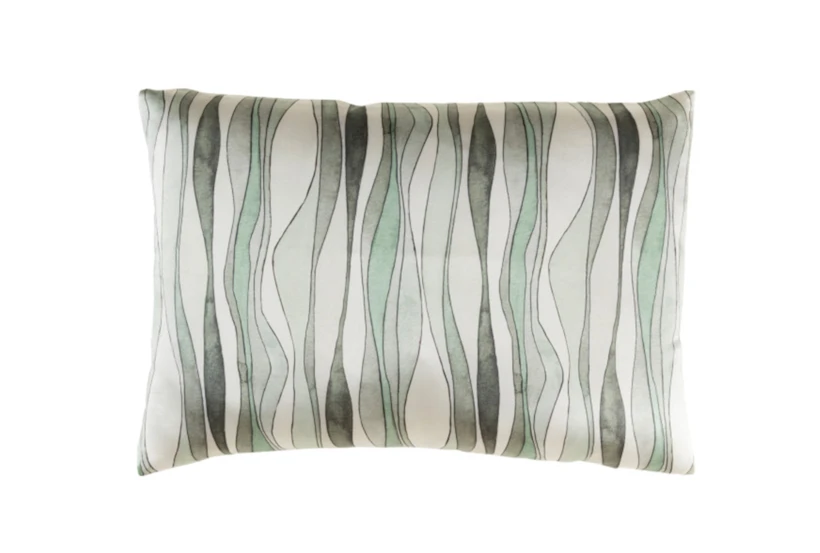 Accent Pillow-Watercolor Ribbons Mint 19X13 - 360