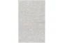 6'x9' Rug-Leather And Cotton Grid Grey - Signature