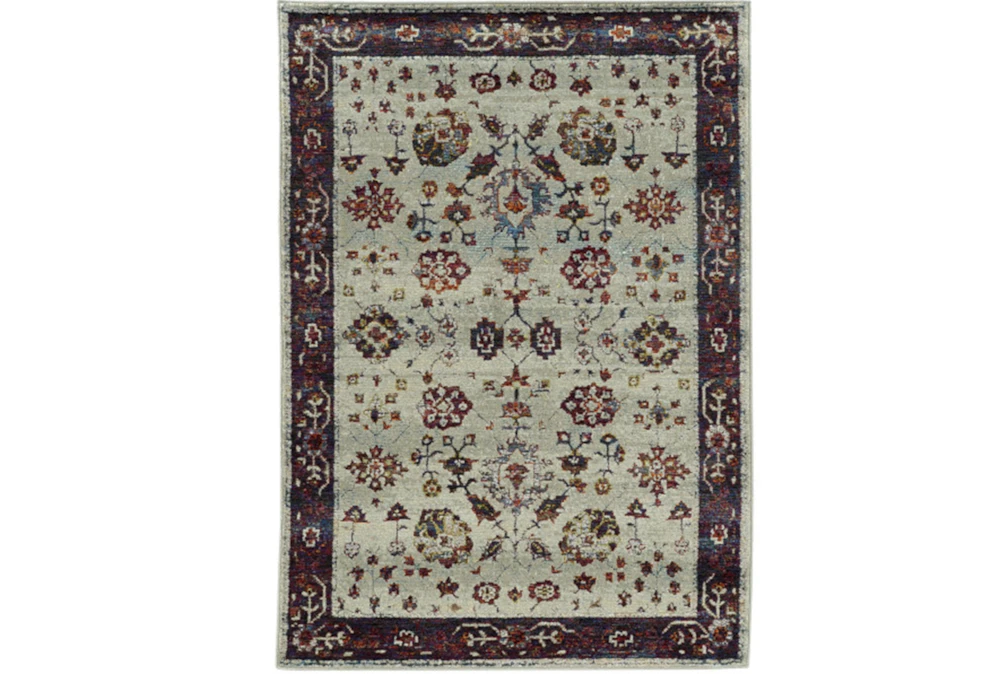 5'3"x7'3" Rug-Mariam Moroccan Stone/Red